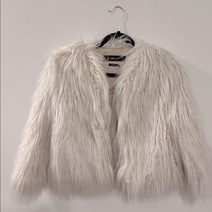 ZARA fur jacket. Very cute and sexy. It’s white. Like new! Size small US